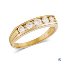 14kt Yellow Gold 0.50ct Diamond Wedding Band