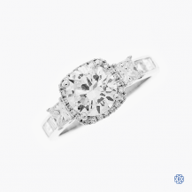 18kt white gold Simon G 1.50ct Diamond Engagement Ring