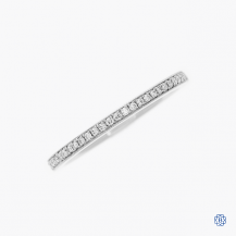 Hearts on Fire platinum diamond wedding band