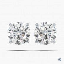 14k White Gold 0.72ct Diamond Stud Earrings