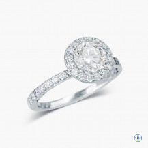 Tacori 18k White Gold 1.00ct Diamond Engagement Ring