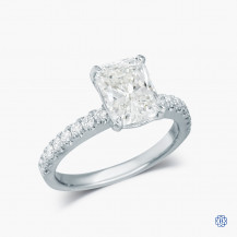 14kt White Gold Diamond Engagement Ring