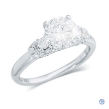 19kt White Gold 1.50ct Lab Created Diamond Engagement Ring