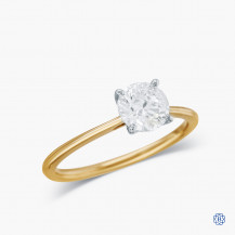 14kt Yellow and White Gold 1.02ct Diamond Engagement Ring