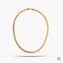 10kt Yellow Gold Solid Cuban Link Chain