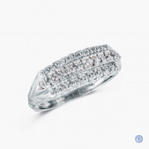 14kt white gold diamond ring