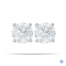 14kt White Gold 2.01ct Lab Created Diamond Stud Earrings