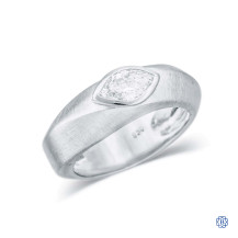 Platinum 0.62ct Diamond Band