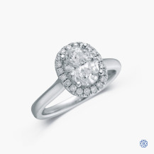 14kt White Gold 1.30ct Diamond Engagement Ring