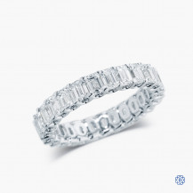 14kt White Gold Diamond Custom Made Eternity Band