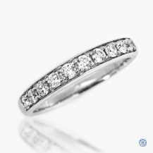 18k white gold 0.45ctw diamond band
