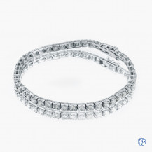 18k White Gold 5.00ct. Diamond Tennis Bracelet