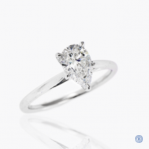 14kt white gold 1.00ct Lab Created Diamond Engagement Ring