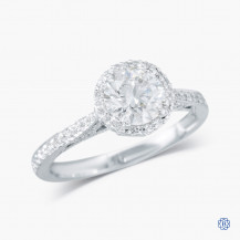 Tacori 18kt White Gold 1.01ct Diamond Engagement Ring