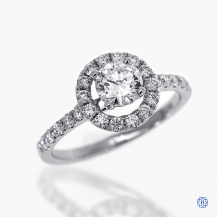 18k white gold 0.65ct diamond engagement ring