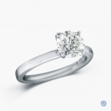 14k white gold 1.18ct diamond solitaire engagement ring