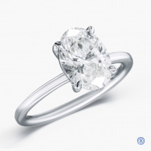 18kt white gold 2.26ct Maple Leaf Diamond Engagement Ring