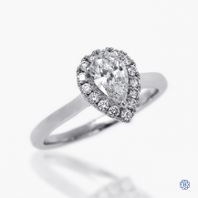 14kt White Gold 0.70ct Diamond Engagement Ring