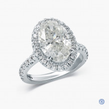 18kt White Gold 4.00ct Diamond Engagement Ring