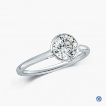 14kt white gold 1.00ct Lab Created Diamond Engagement Ring