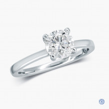 14k White Gold 1.03ct Diamond Solitaire Engagement Ring