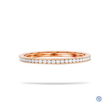 Tacori 18kt Rose Gold 0.51ct Diamond Eternity Band