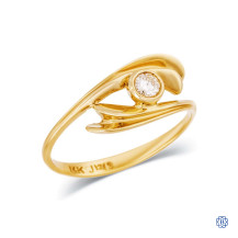 14kt Yellow Gold Diamond Ring