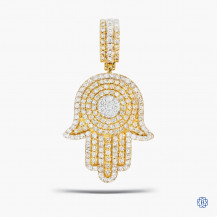 10kt Yellow Gold Diamond Pendant