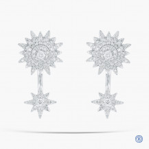 Gabriel & Co. 14kt White Gold Diamond Earrings