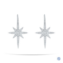 Gabriel & Co. 14kt White Gold Diamond Drop Earrings