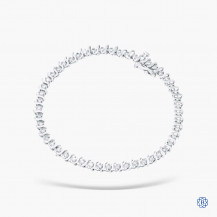 10kt White Gold and Diamond Bracelet