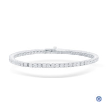 14kt White Gold 5.18ct Diamond Tennis Bracelet