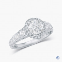 Tacori 18kt White Gold 1.01ct Diamond Engagement Ring