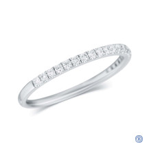 14kt White Gold Diamond Wedding Band