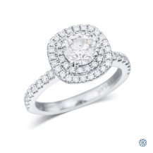 14kt White Gold 0.70ct Diamond Engagement Ring