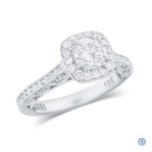 Tacori 18kt White Gold 0.76ct Diamond Engagement Ring