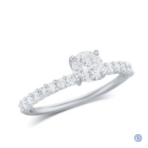 Tacori 18kt White Gold 0.56ct Diamond Engagement Ring