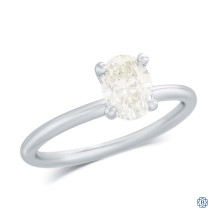 14kt White Gold 0.91ct Diamond Engagement Ring