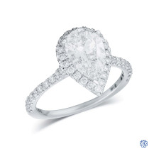 14kt White Gold 2.01ct Lab Created Diamond Engagement Ring
