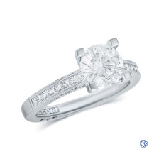 Tacori 18kt White Gold 1.02ct Diamond Engagement Ring