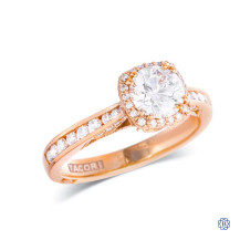 Tacori 18kt Rose Gold 0.93ct Diamond Engagement Ring