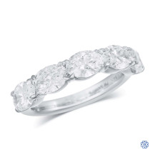 14kt White Gold Lab Grown Diamond Band