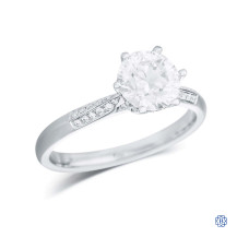 18kt White Gold 1.10ct Diamond Engagement Ring