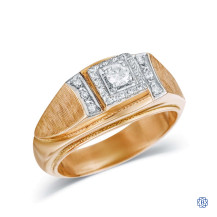 10kt Yellow Gold 0.21ct Diamond Ring