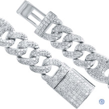 18kt White Gold Diamond Bracelet