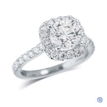 14kt White Gold 1.52ct Diamond Engagement Ring