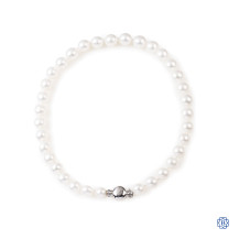 14kt Yellow Gold Lady's Fresh Water Pearl Necklace