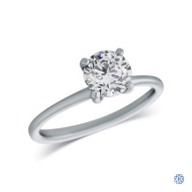 14kt White Gold Lady's 1.01ct Lab-Created Diamond Engagement Ring