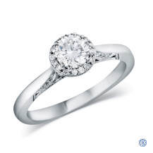 18kt White Gold Tacori 0.54ct Diamond Engagement Ring