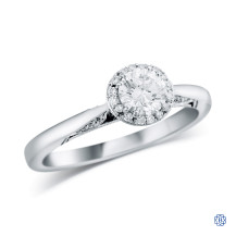 18kt White Gold Tacori 0.47ct Diamond Engagement Ring